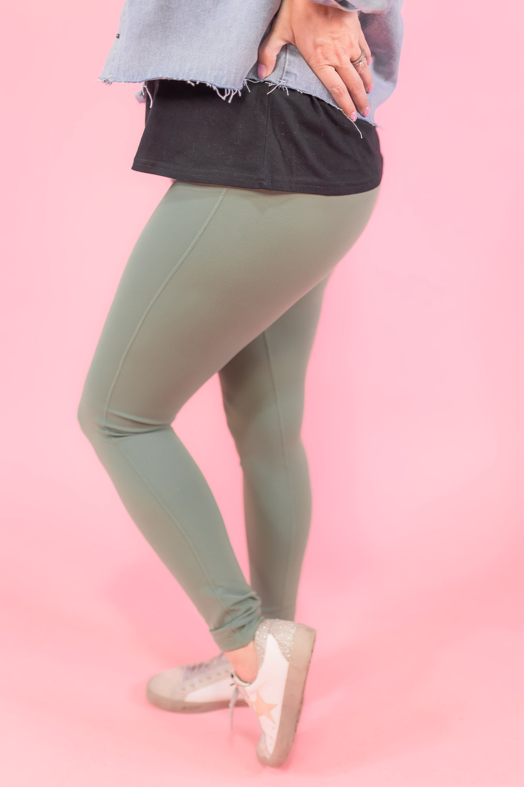 The Best Of The Best Leggings - Sage