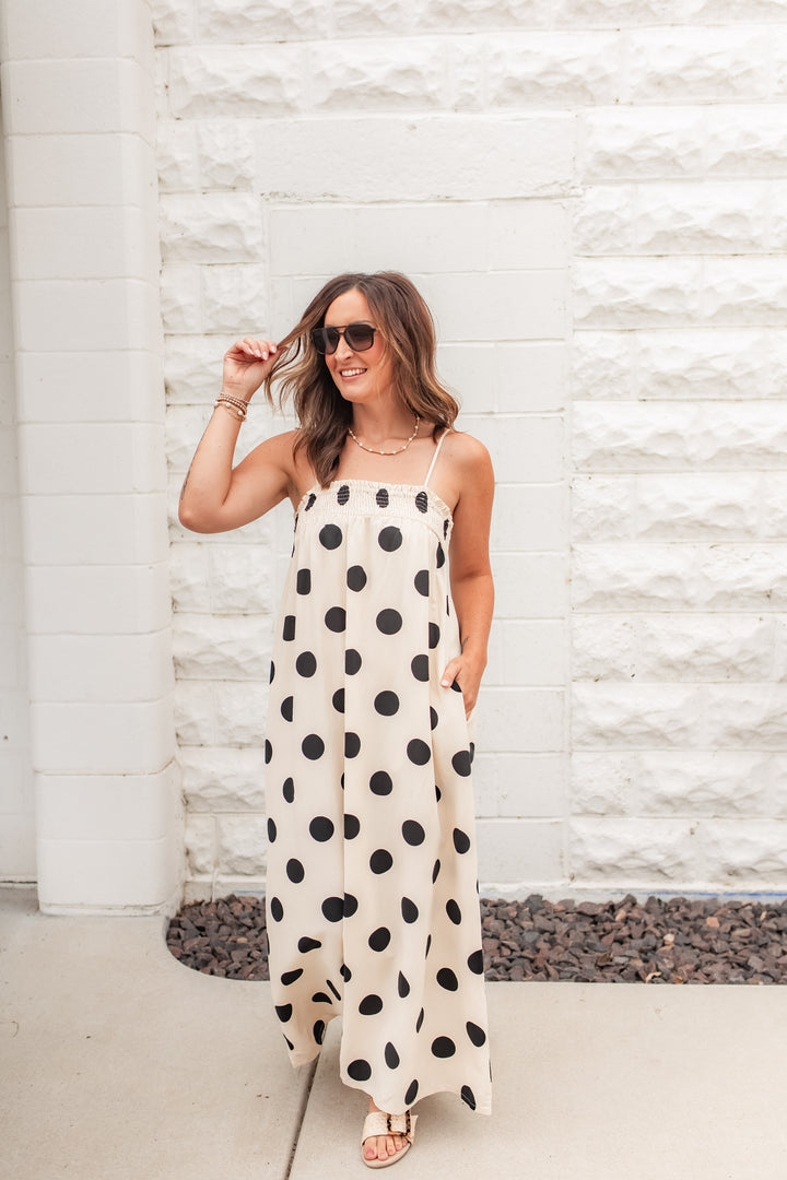 The Viv Maxi Dress - Cream