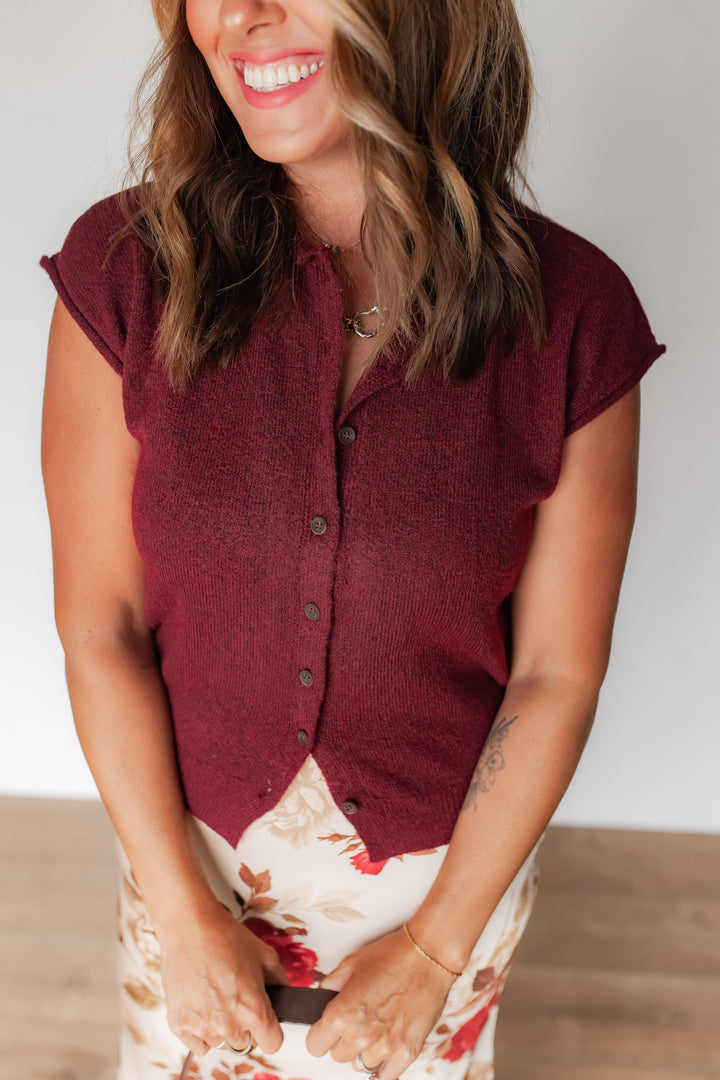 The Scottie Cardi Top