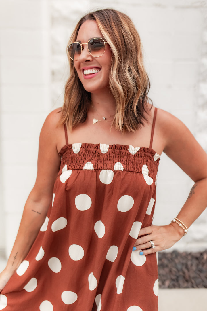 The Viv Maxi Dress - Brown