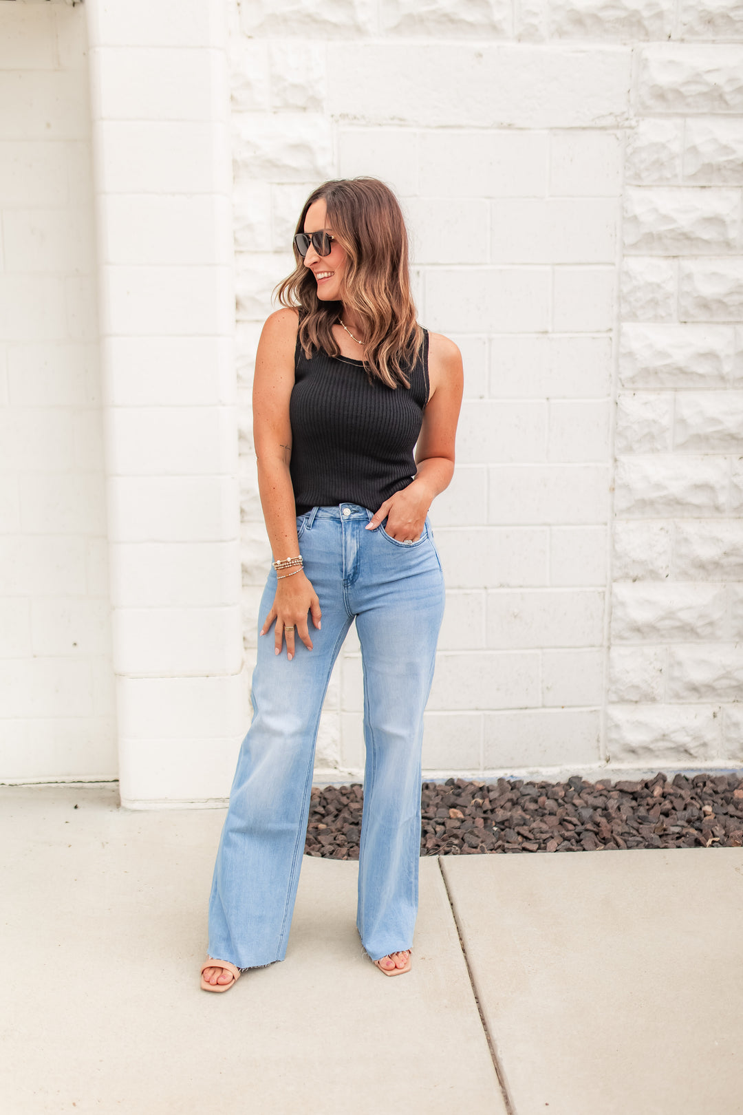 The Olivia Wide Leg Jeans