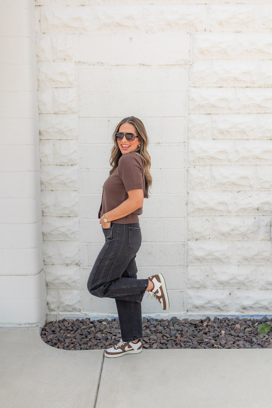 The First Chill Cardigan - Chocolate