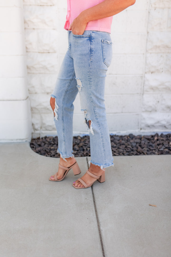 The Alyssa 90's Vintage Straight Jeans