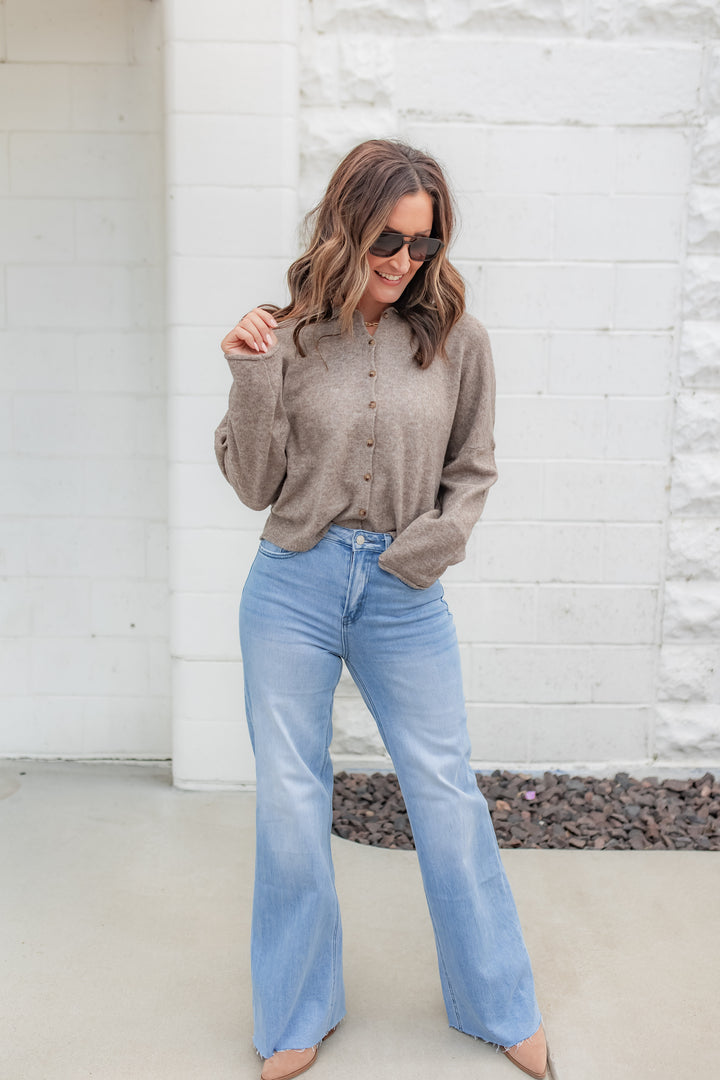 The Daily Cardigan - Brown