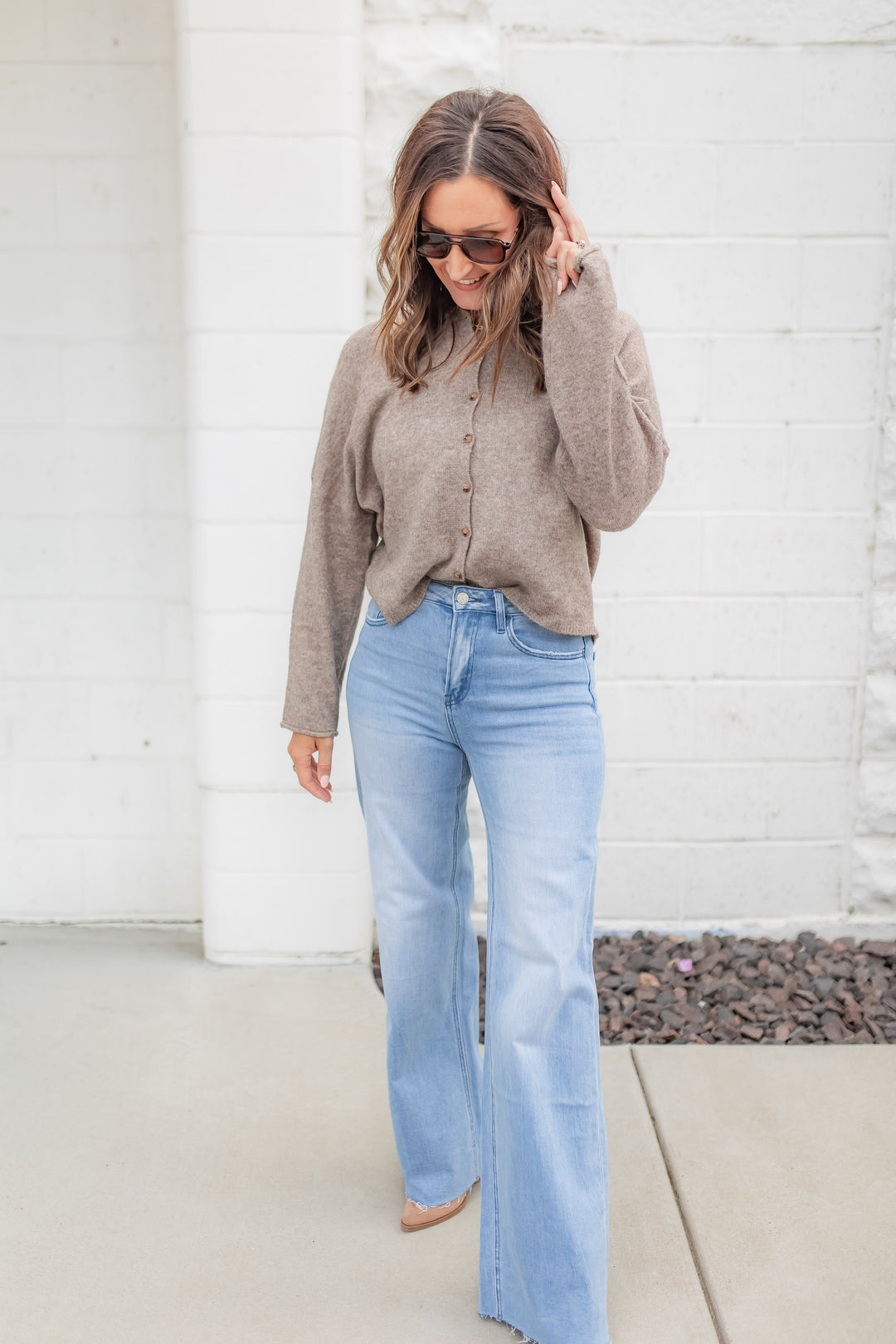 The Daily Cardigan - Brown
