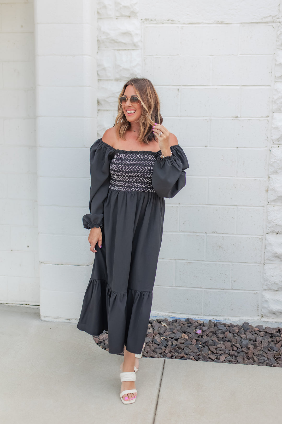 The Shadow Stitch Dress
