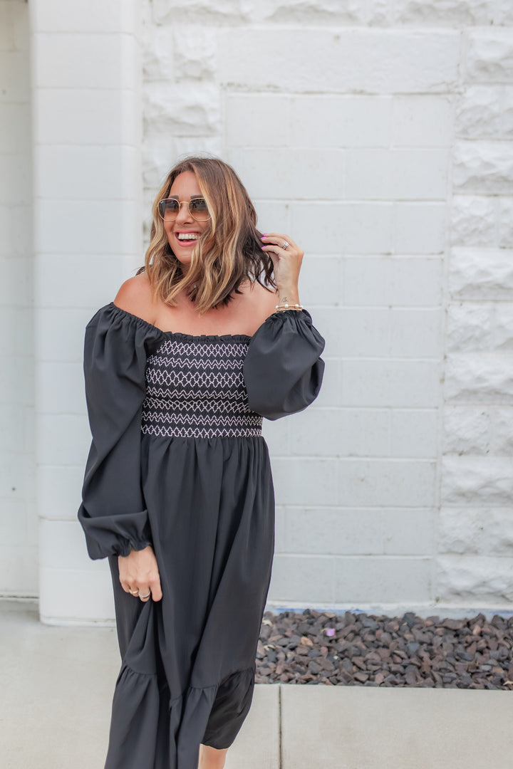 The Shadow Stitch Dress