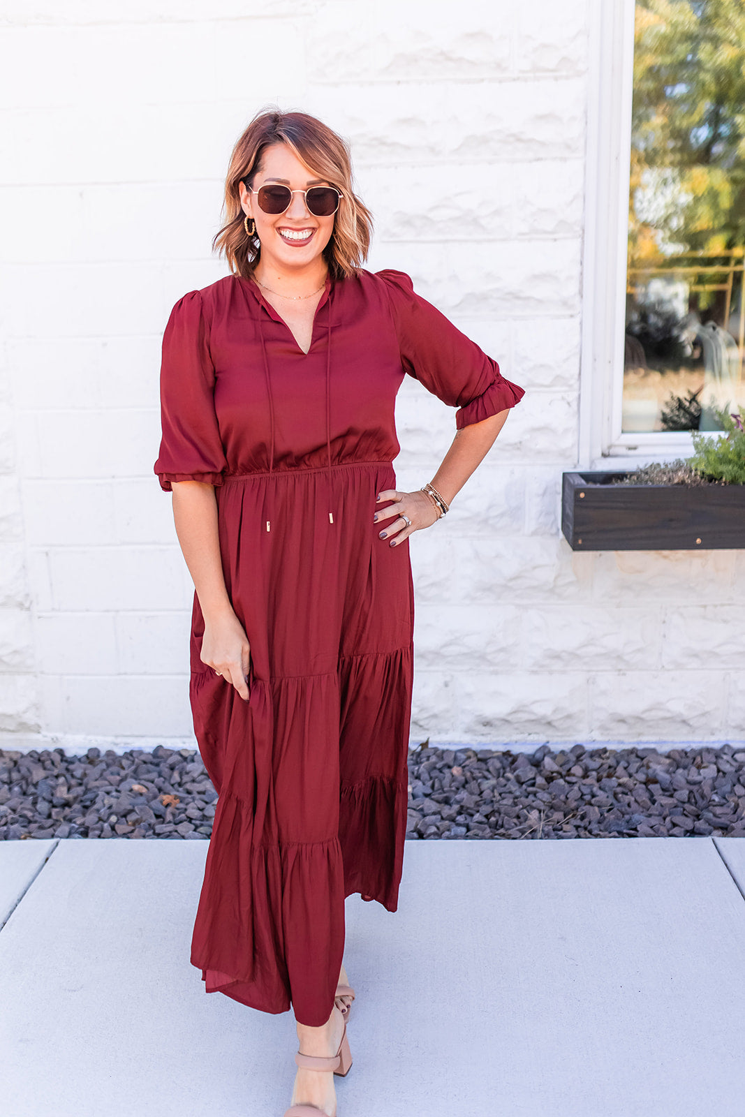 The Show Stopper Maxi Dress - Cinnamon