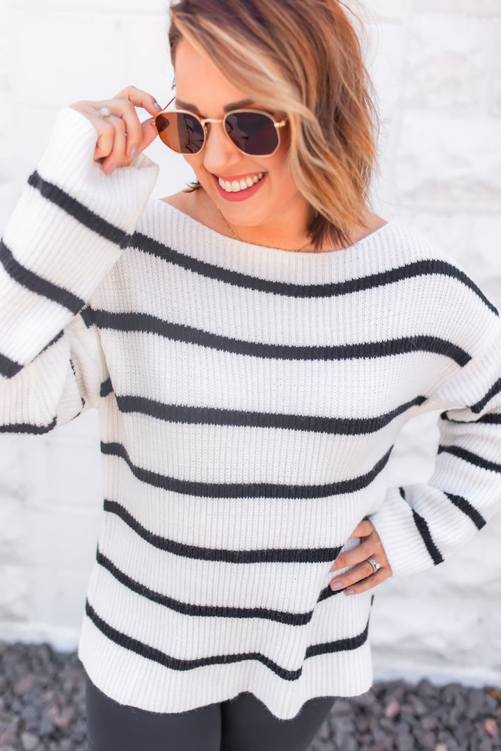 The Don't Mind Me Striped Sweater