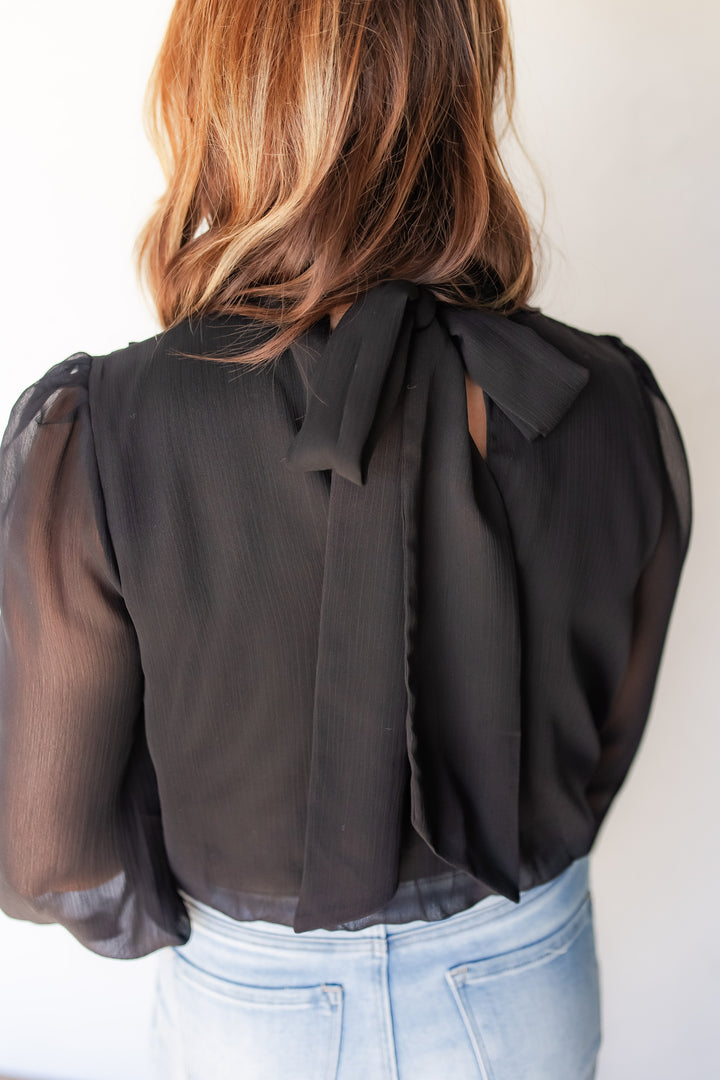 The Meet Me There Chiffon Top - One Eleven Olive Boutique