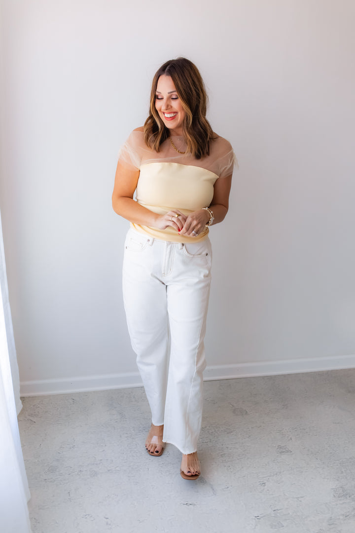 The Sweet Escape Top - Yellow - One Eleven Olive Boutique