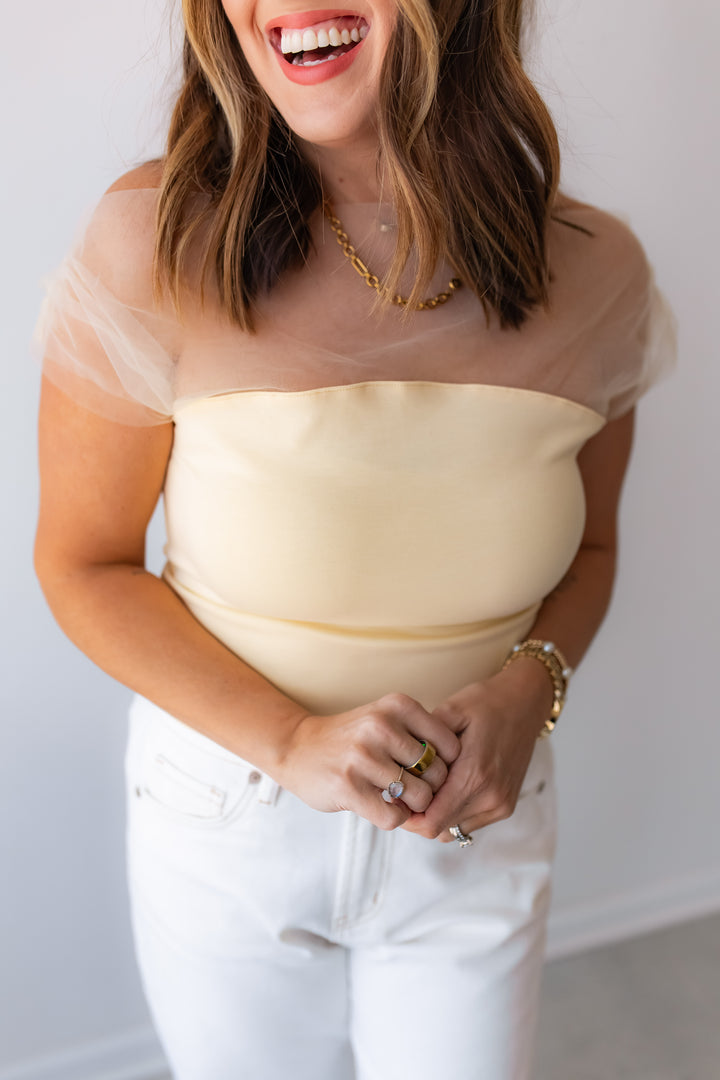 The Sweet Escape Top - Yellow - One Eleven Olive Boutique