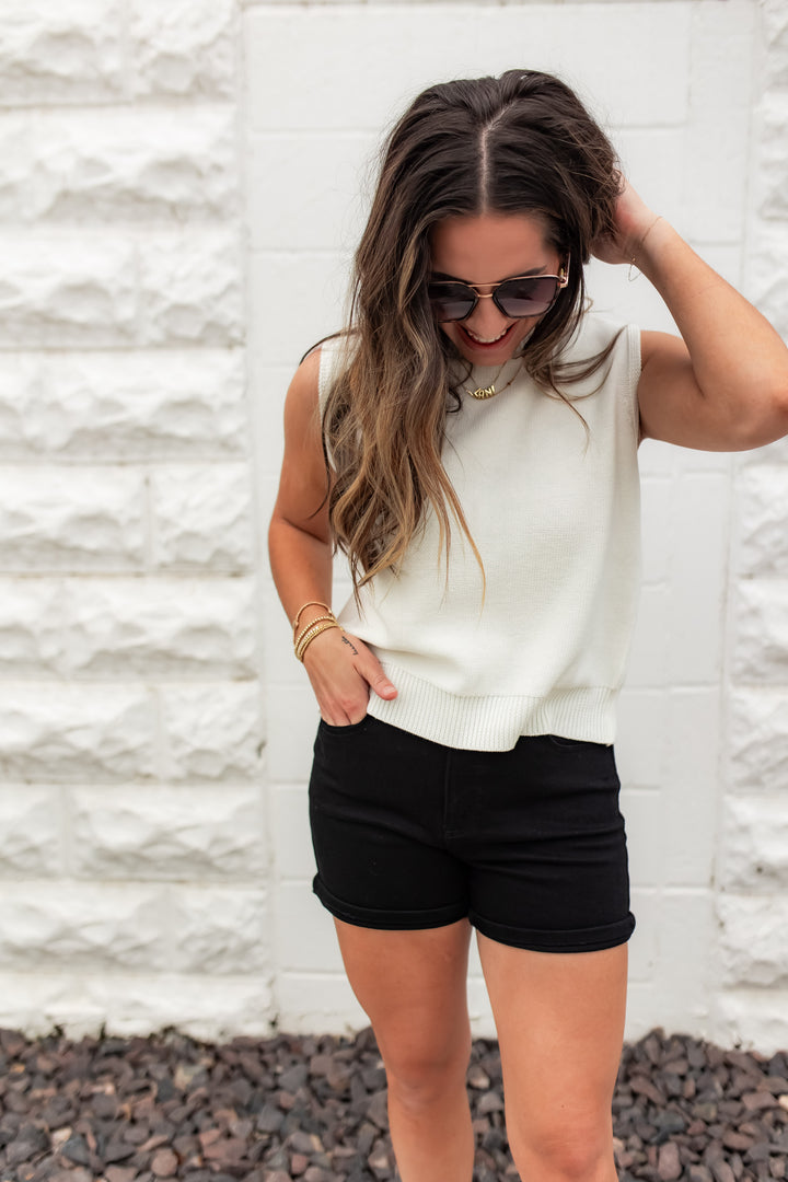 The Tied in Black Top