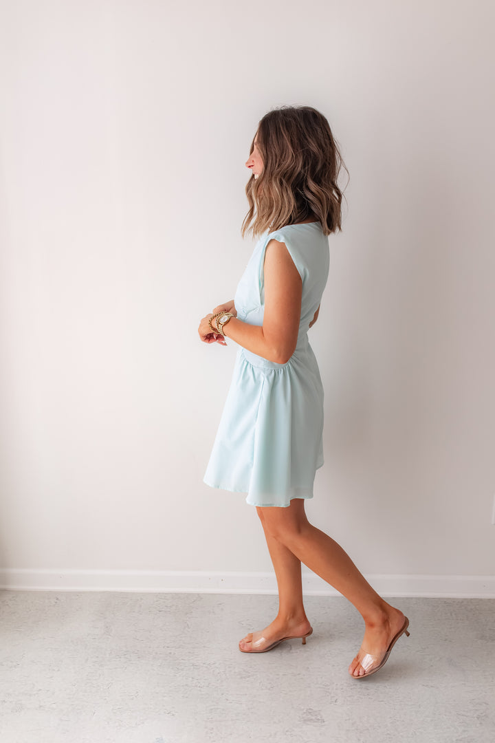 The Sweet Allure Dress - Blue