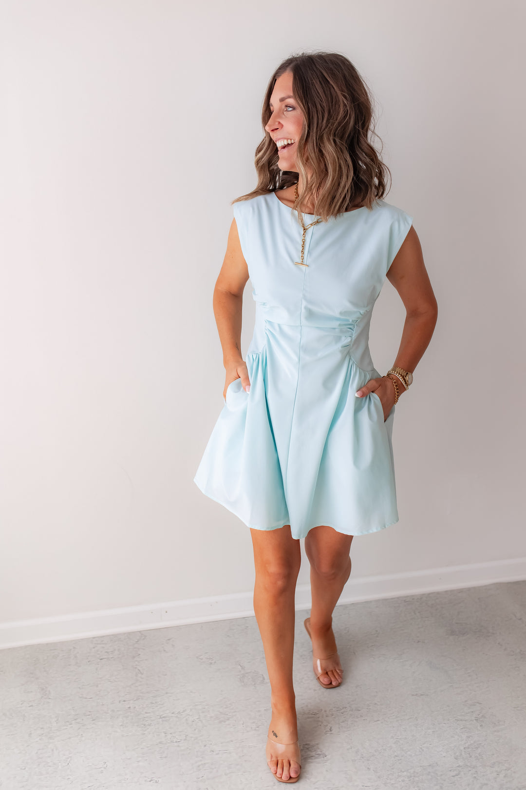 The Sweet Allure Dress - Blue