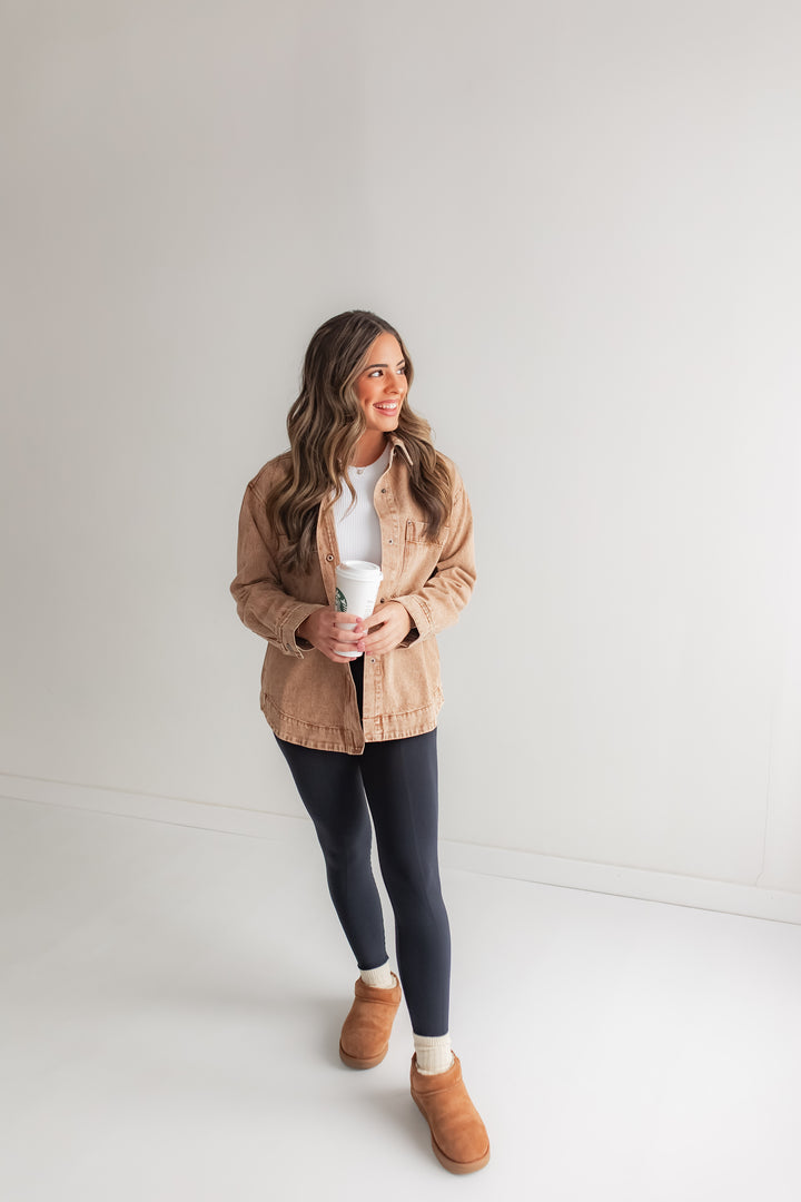 The Coffee Run Denim Jacket
