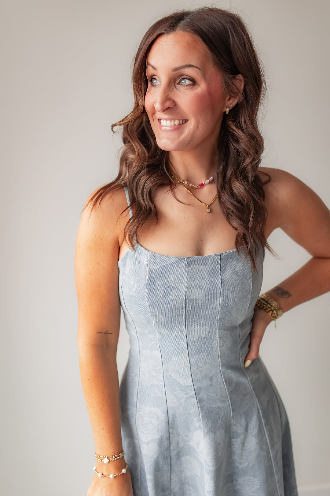 The Bloom Theory Denim Dress