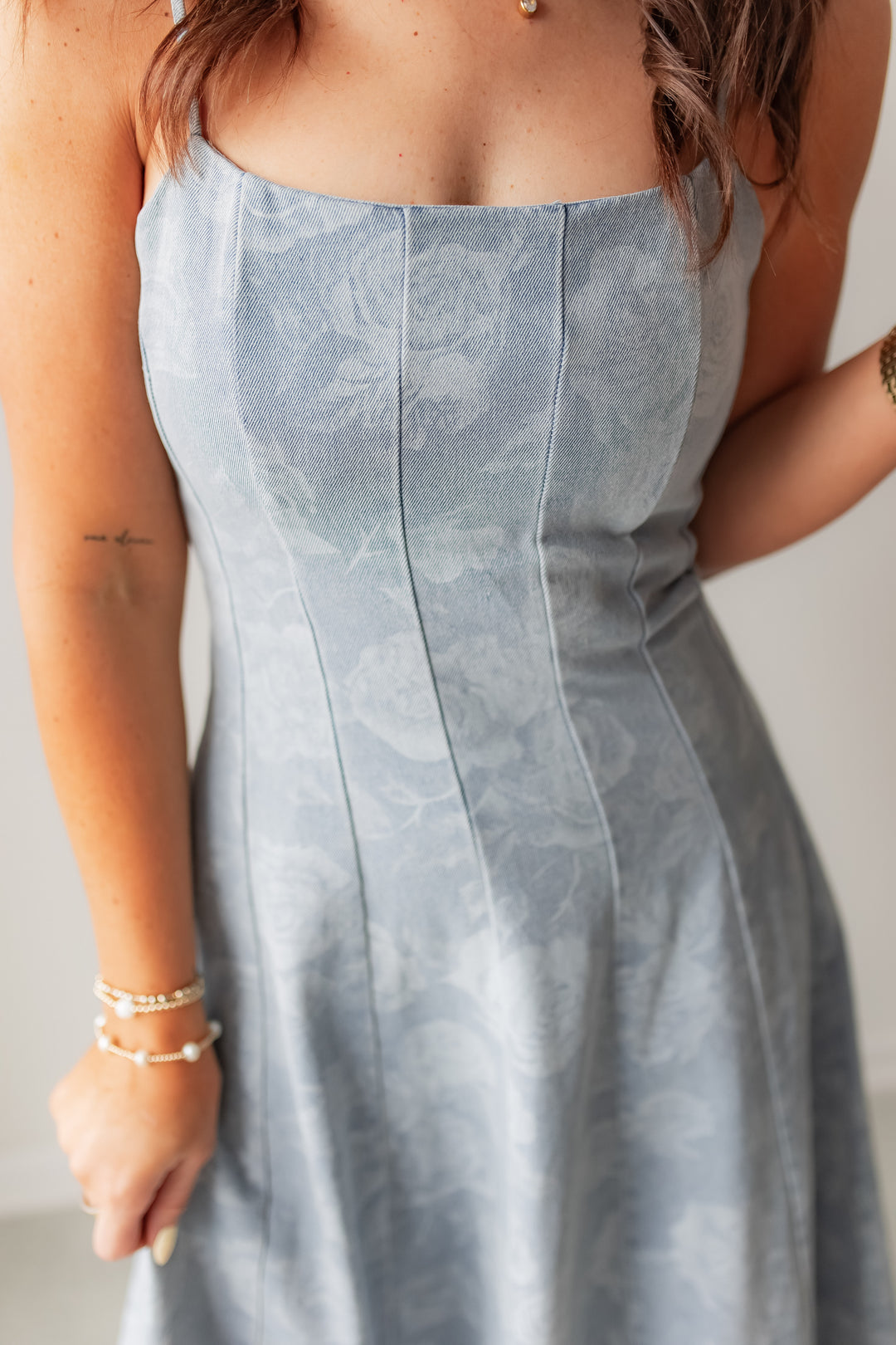 The Bloom Theory Denim Dress