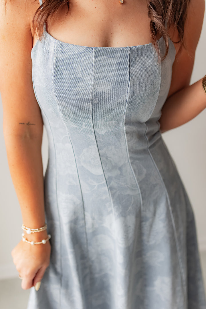 The Bloom Theory Denim Dress