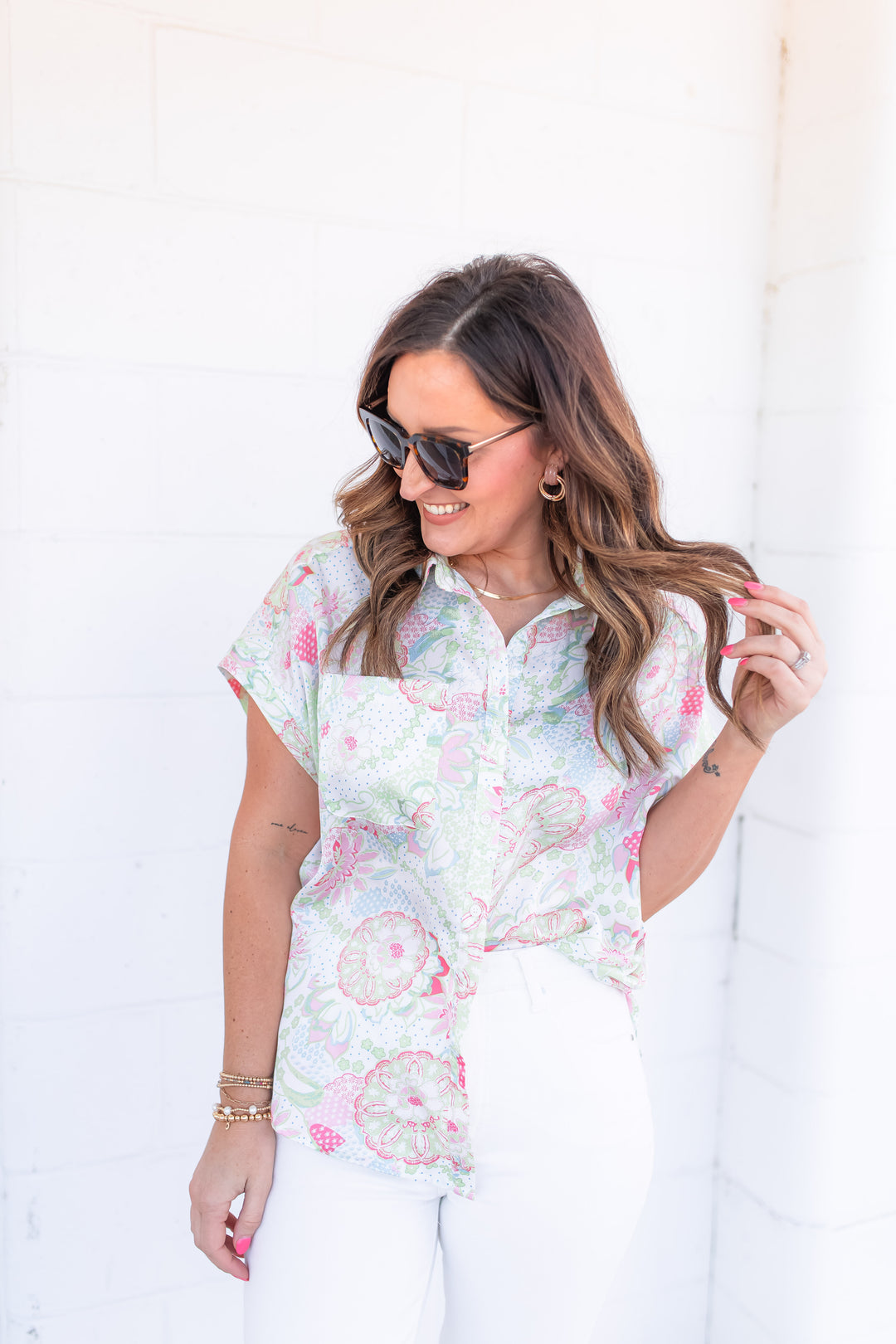 The Annabelle Button Down Top