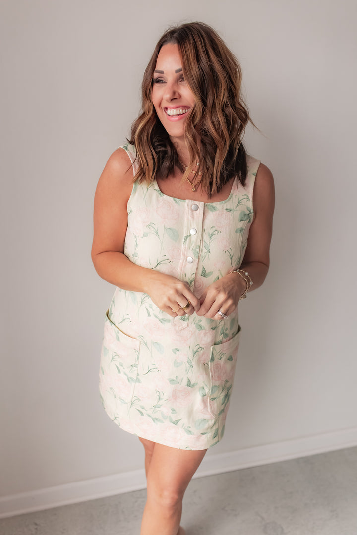 The Petal Lane Denim Dress