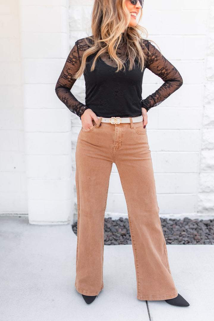 The Icon High Rise Tummy Control Wide Leg