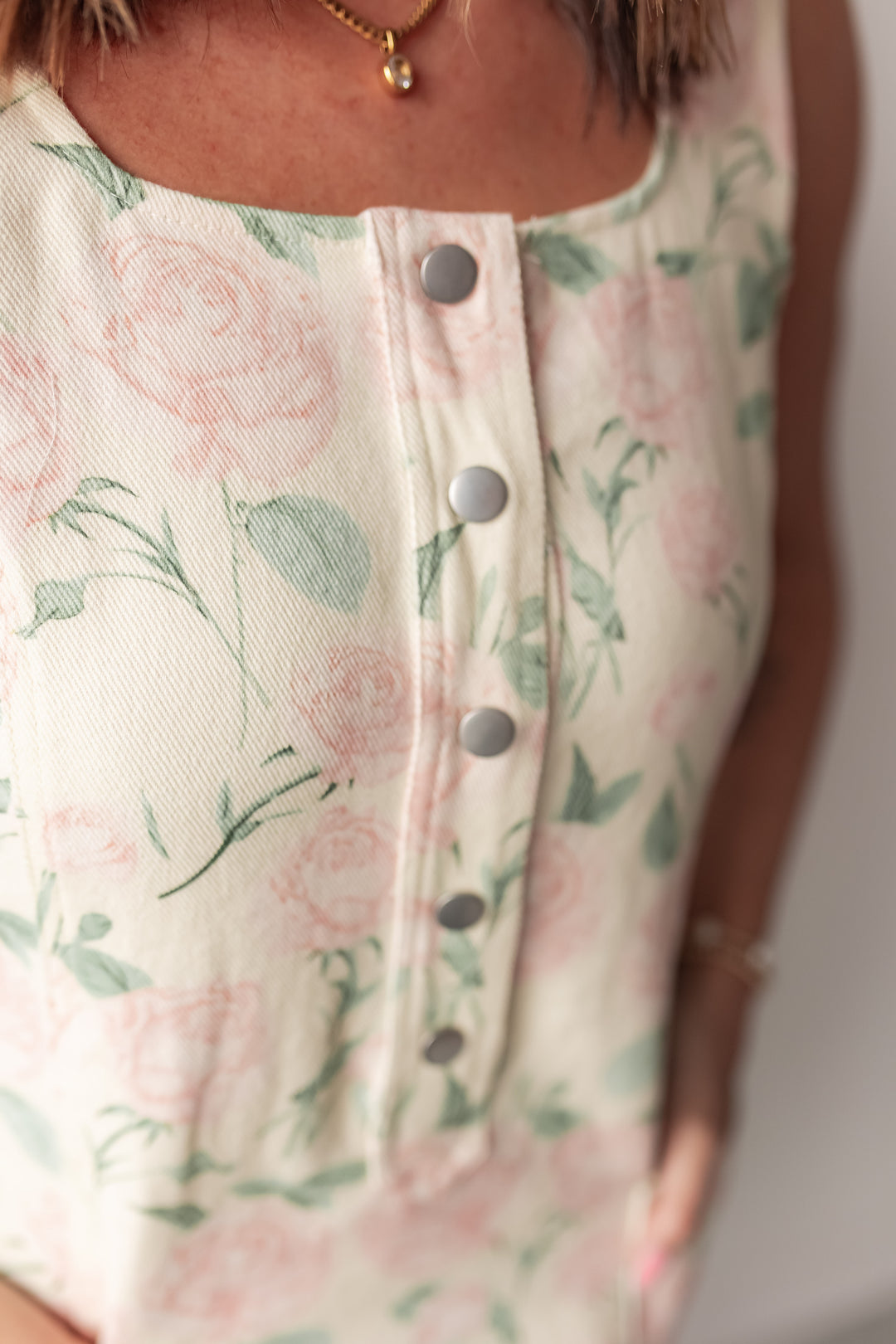 The Petal Lane Denim Dress