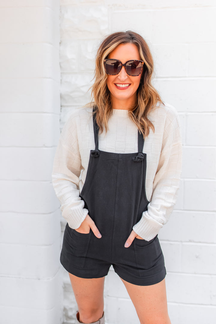 The Junie Overalls Romper