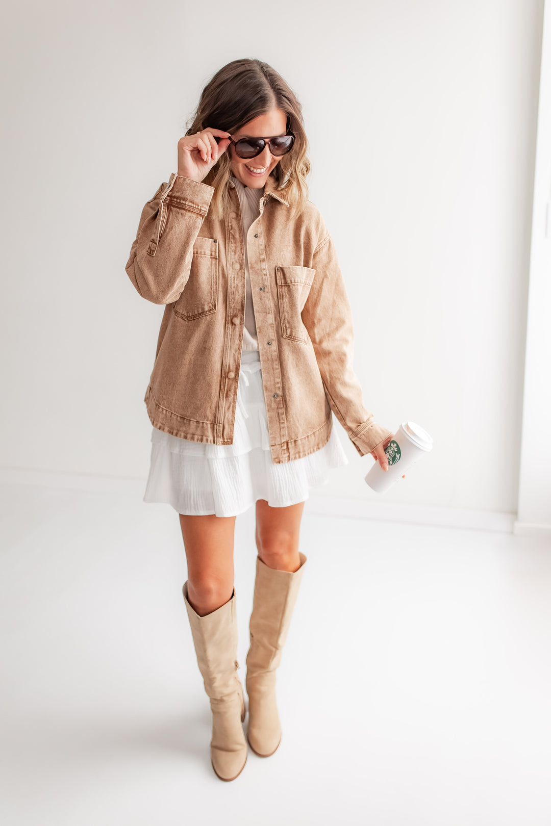 The Coffee Run Denim Jacket