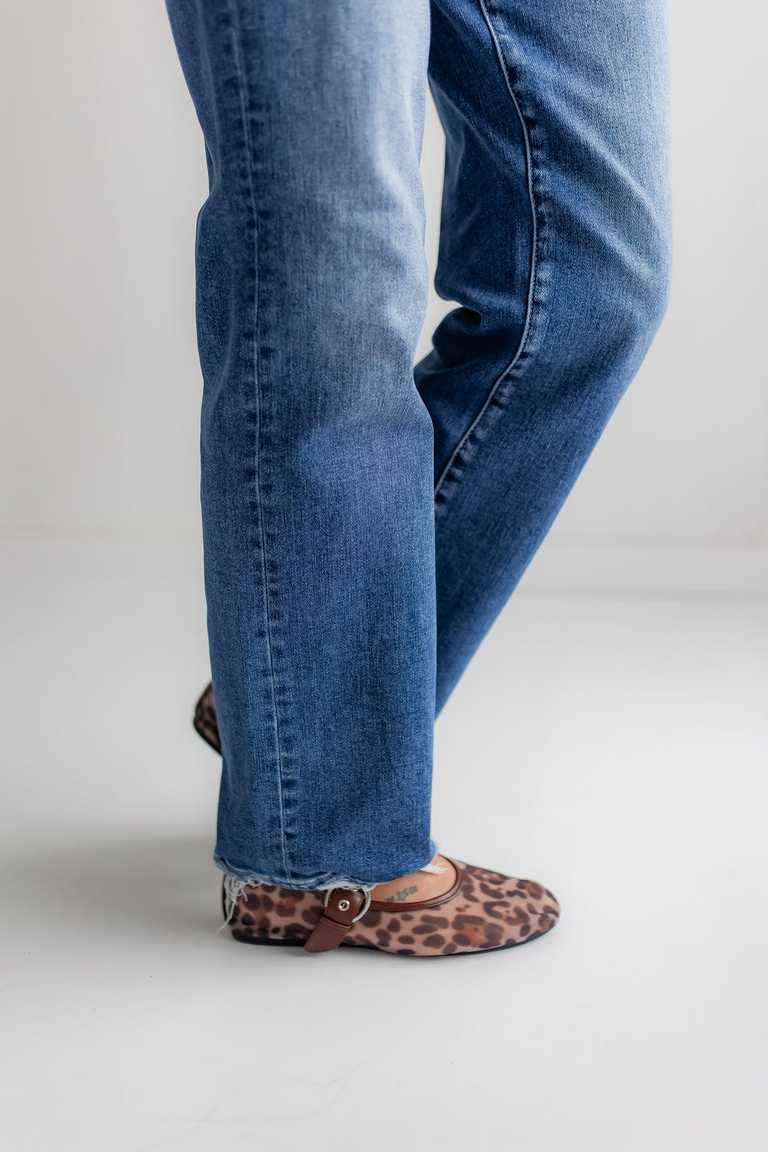 The Easy Street Ankle Straight Jeans