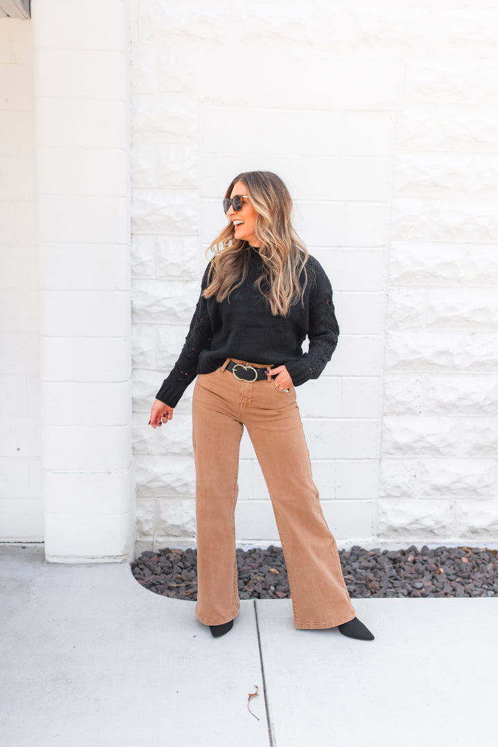 The Icon High Rise Tummy Control Wide Leg