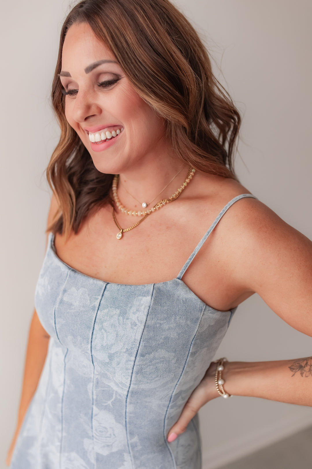 The Bloom Theory Denim Dress