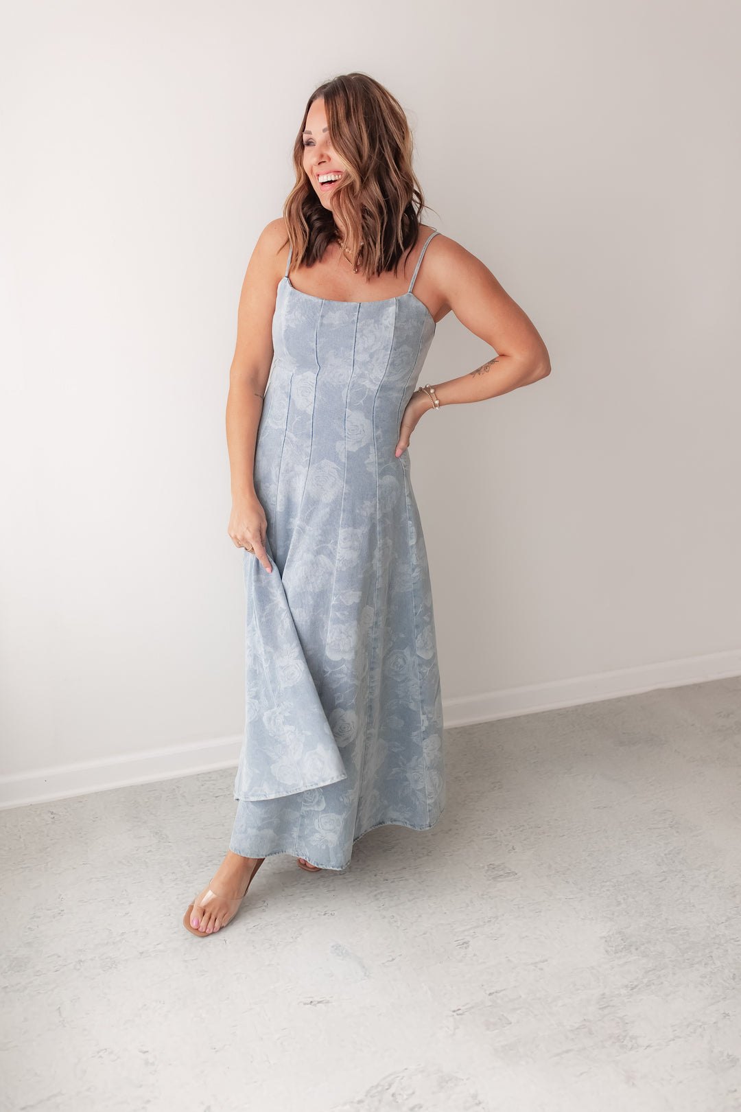 The Bloom Theory Denim Dress