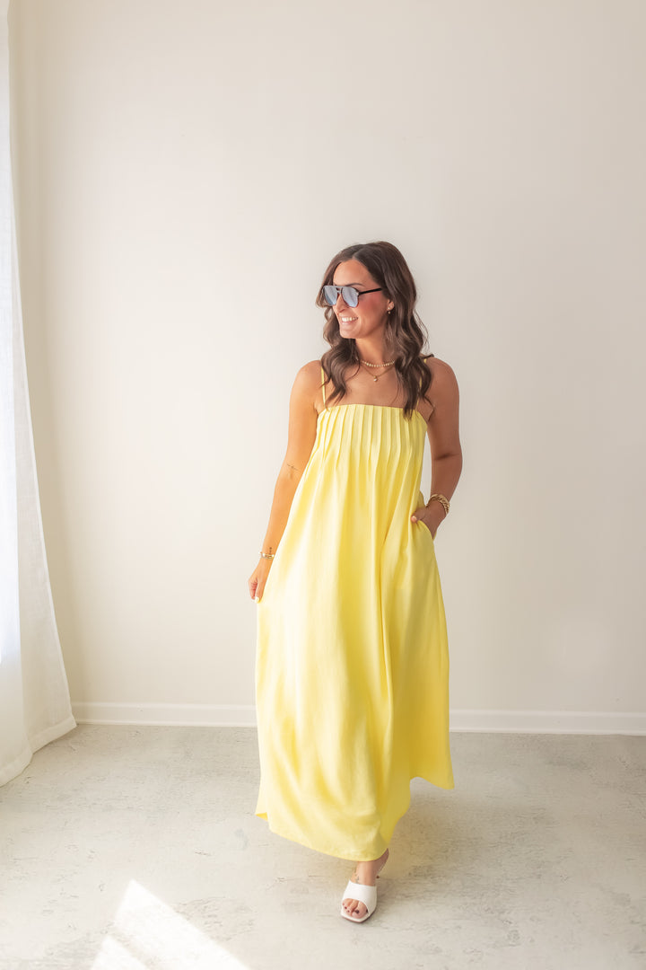 The Devyn Maxi Dress - Yellow