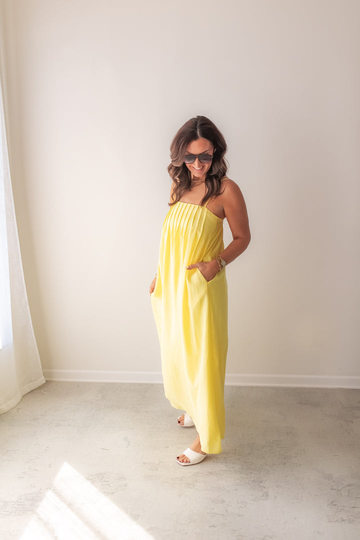 The Devyn Maxi Dress - Yellow