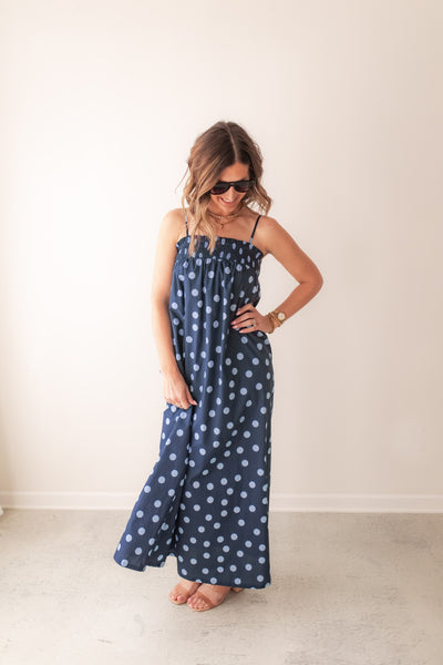 strappy polka dot midi dress product info and reviews Polka Dot Midi Dress