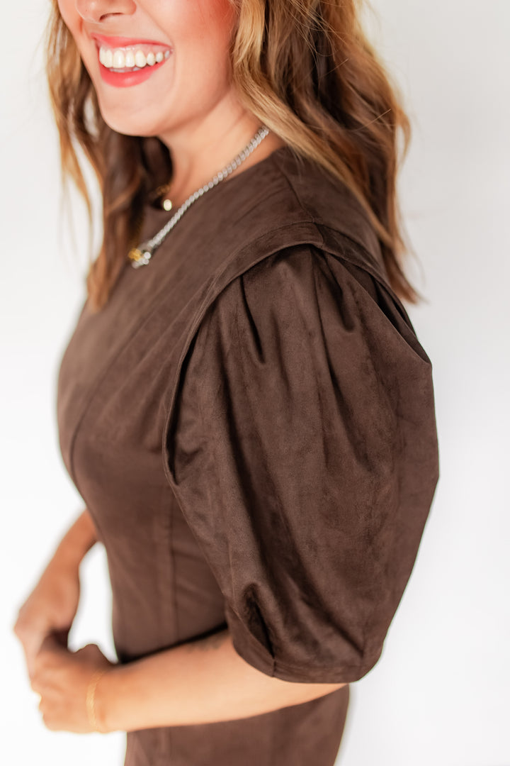 The Monroe Suede Dress