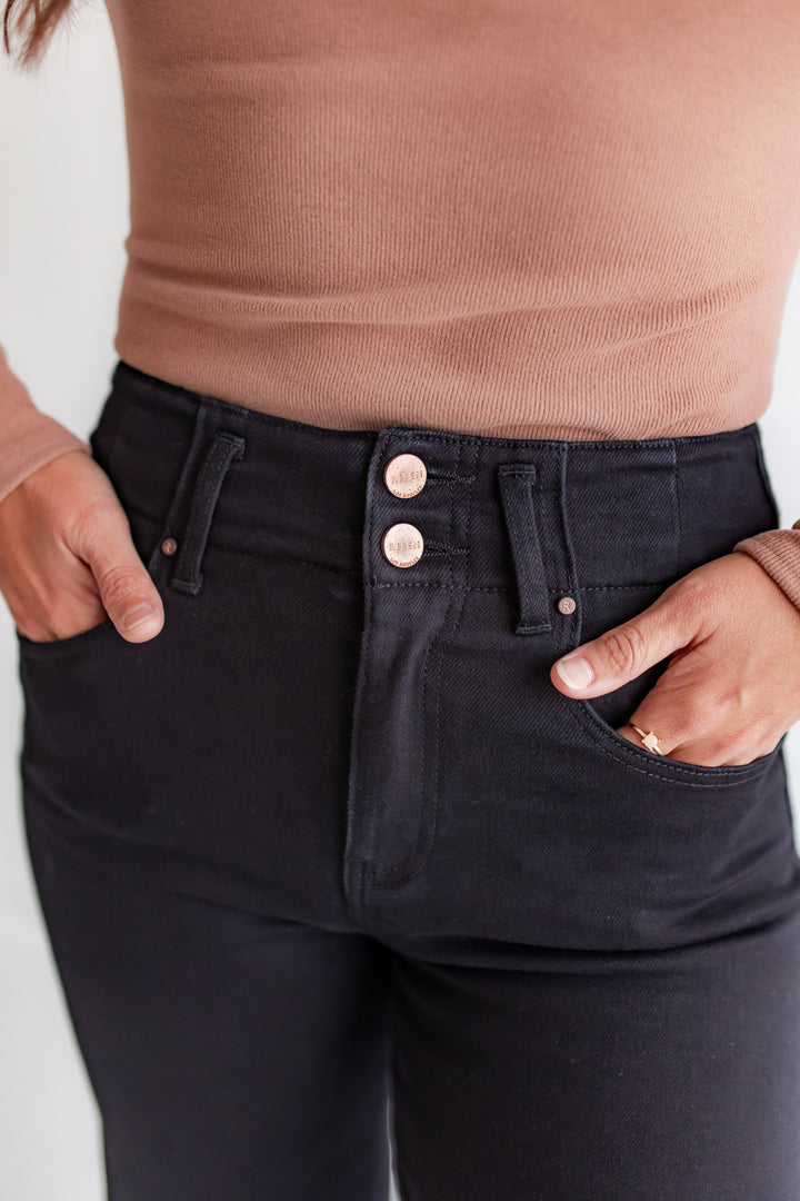 The Midnight Stretch Wide Leg Jeans