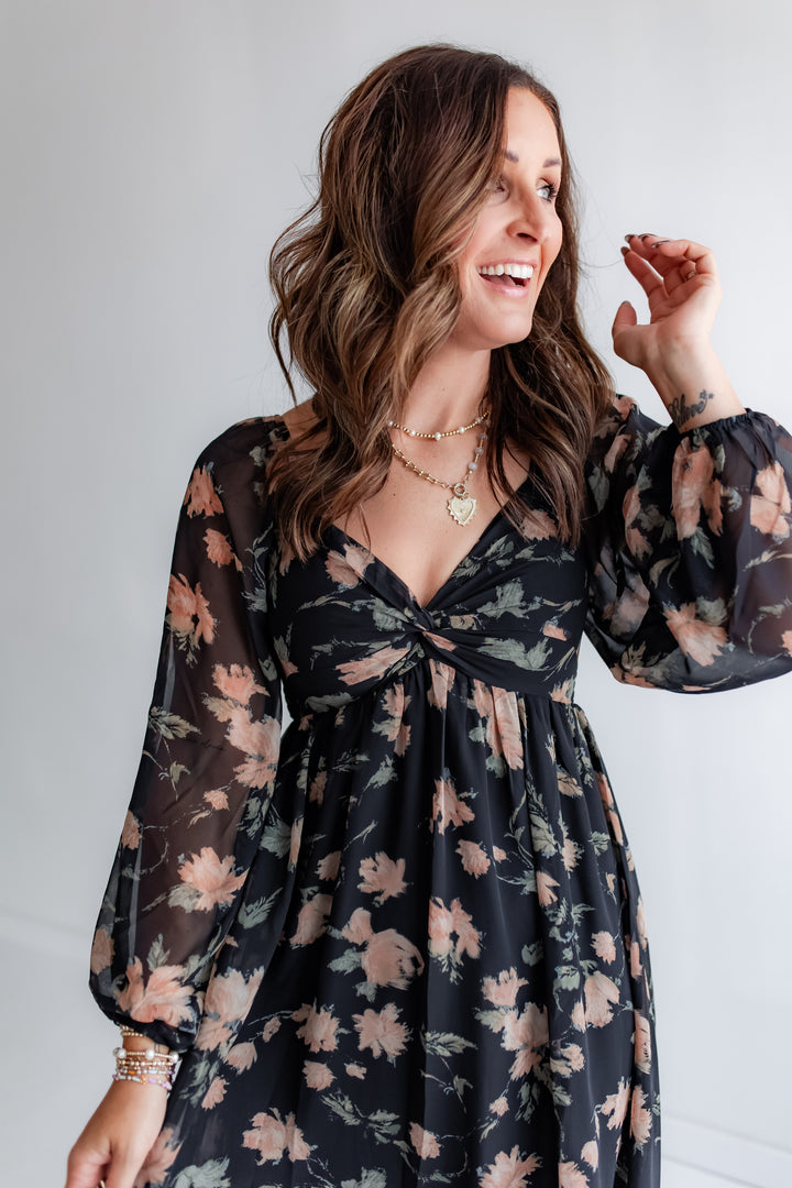 The Evening Bloom Maxi Dress