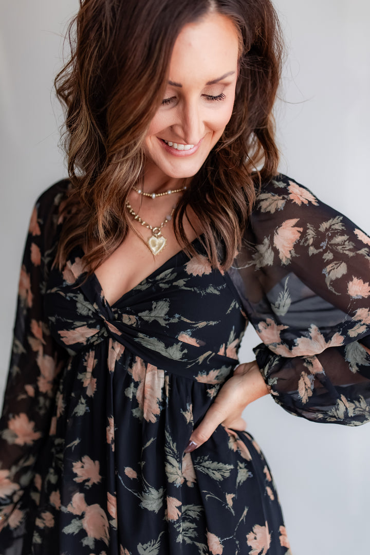 The Evening Bloom Maxi Dress