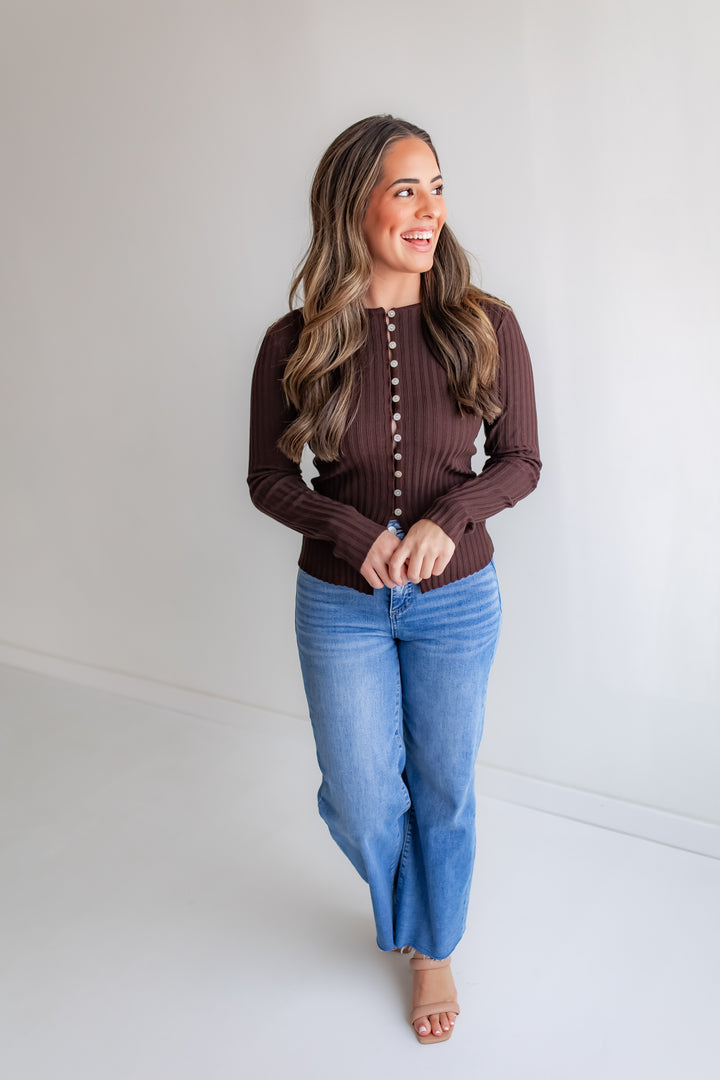The Simply Yours Top - Chocolate