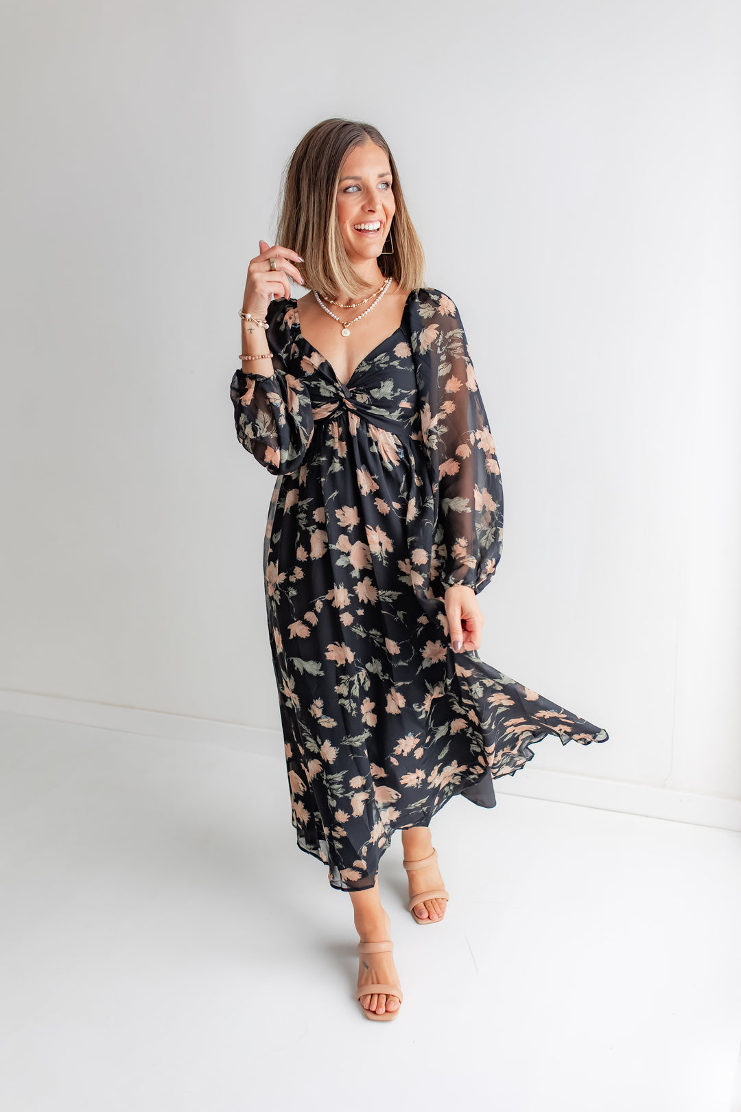 The Evening Bloom Maxi Dress
