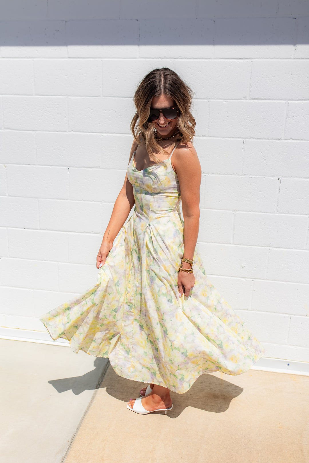 The Garden Story Midi Dress - One Eleven Olive Boutique