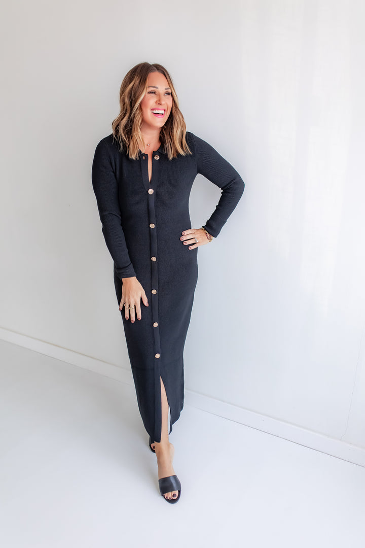 The Luxe Label Sweater Dress