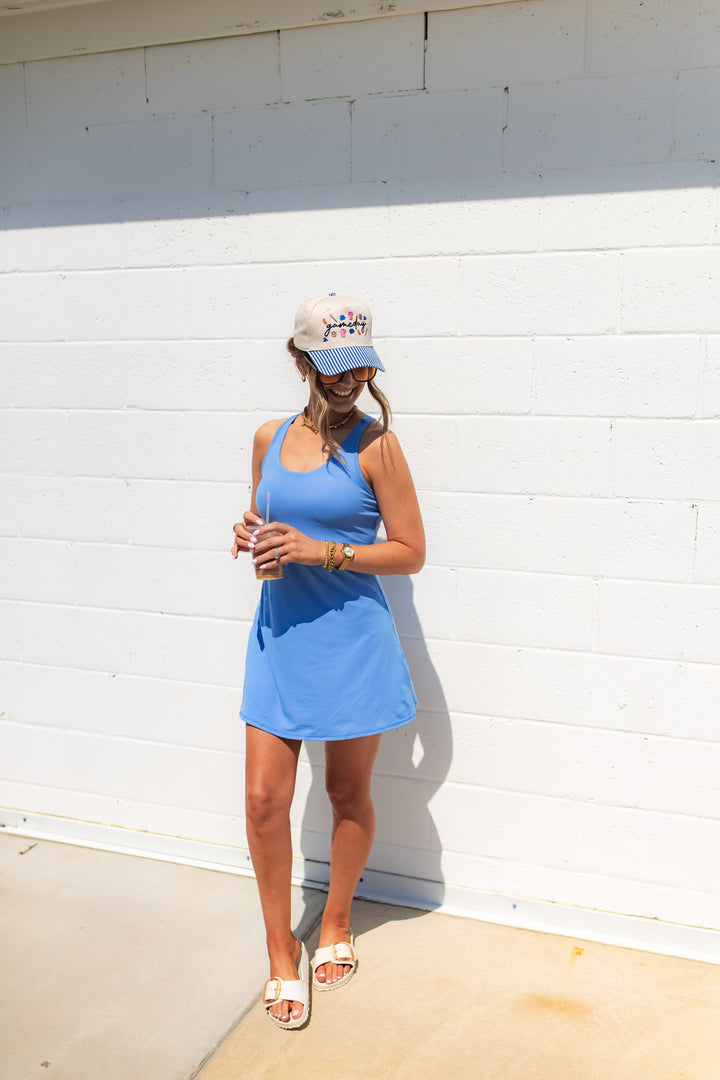 The In the Zone Active Dress - Blue