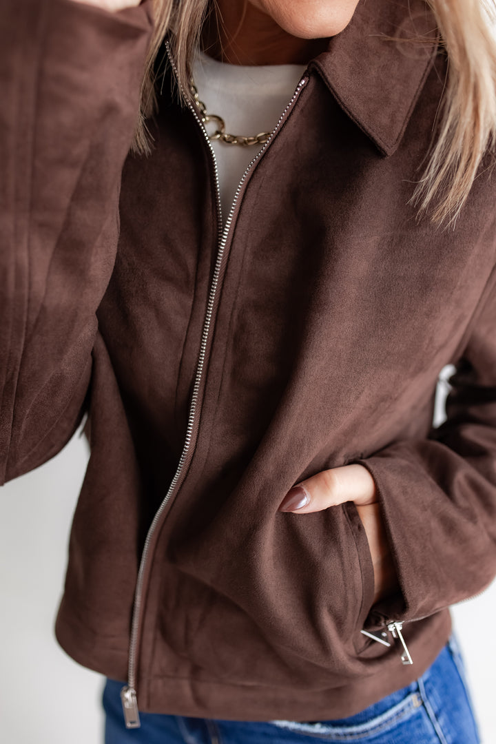 The Cafe Suede Jacket