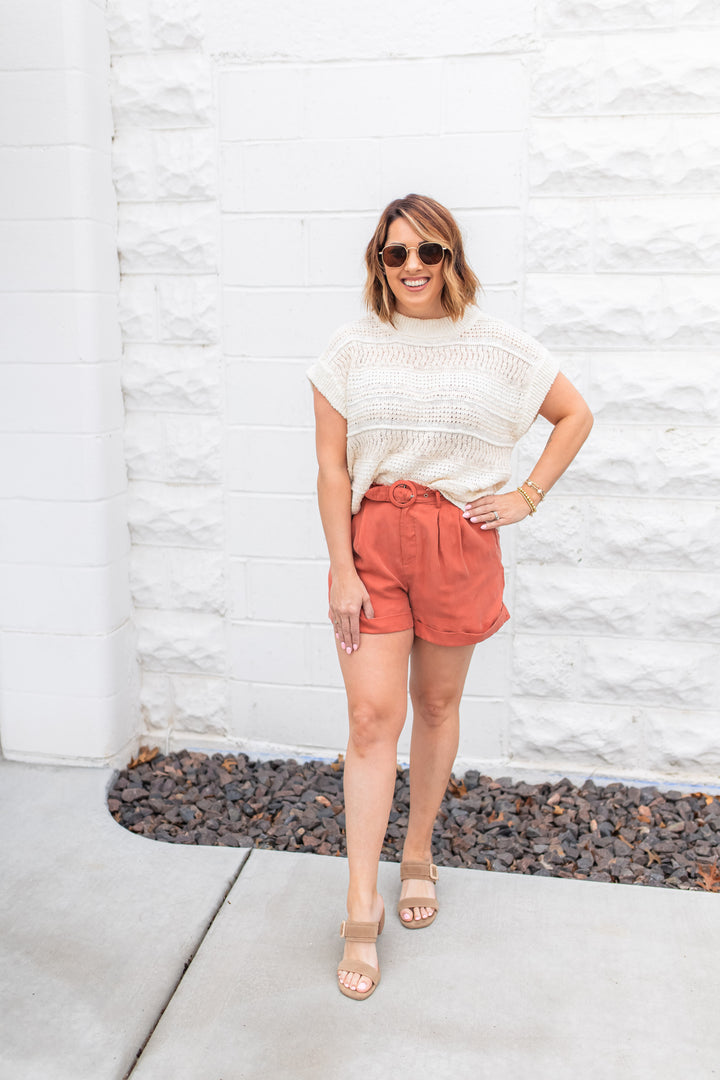 The Dunes Belted Shorts [Sadie + Sage]