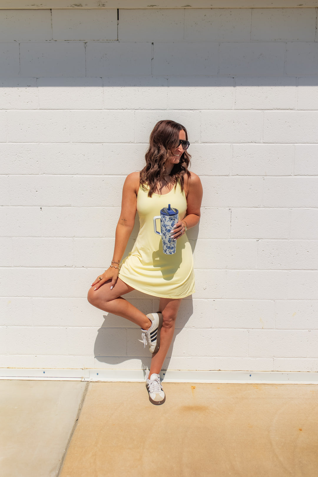 The In the Zone Active Dress - Yellow