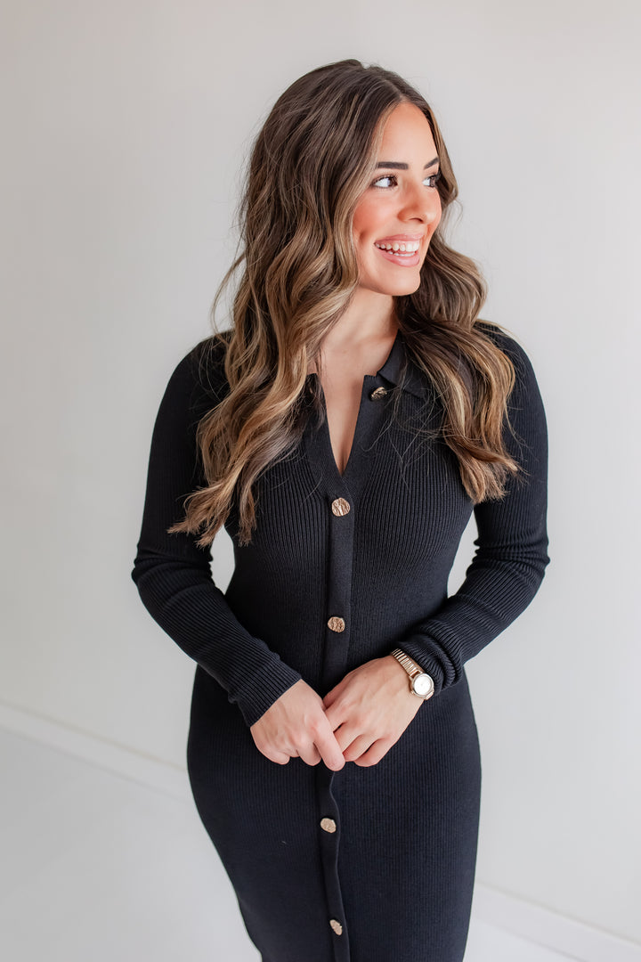The Luxe Label Sweater Dress