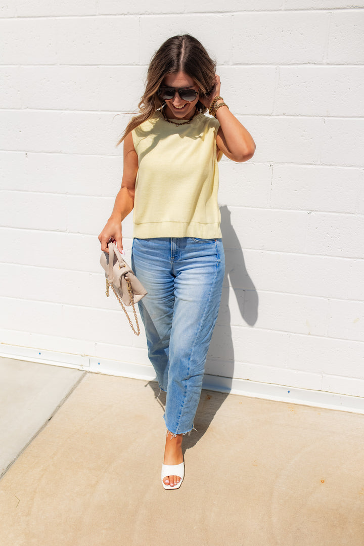 The Something Sweet Top - Yellow - One Eleven Olive Boutique